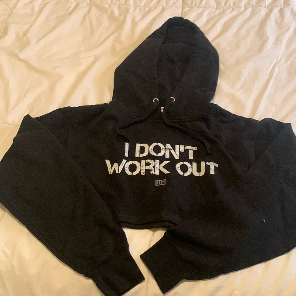 STFT crop hoodie. Size small